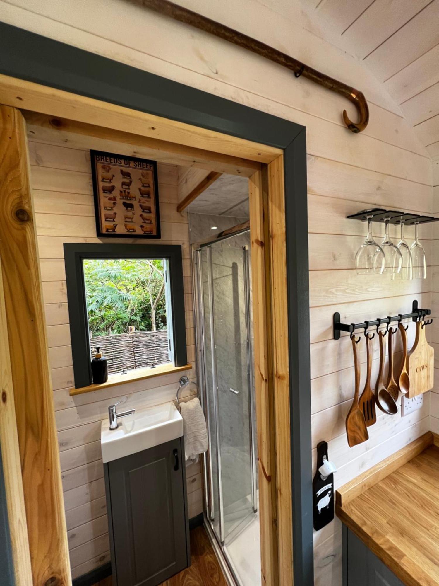 Mountain View Shepherd'S Hut For 2 Adults, 1 Dog Vila Llangoed Exterior foto